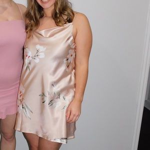 Princess polly sunshowers mini dress beige